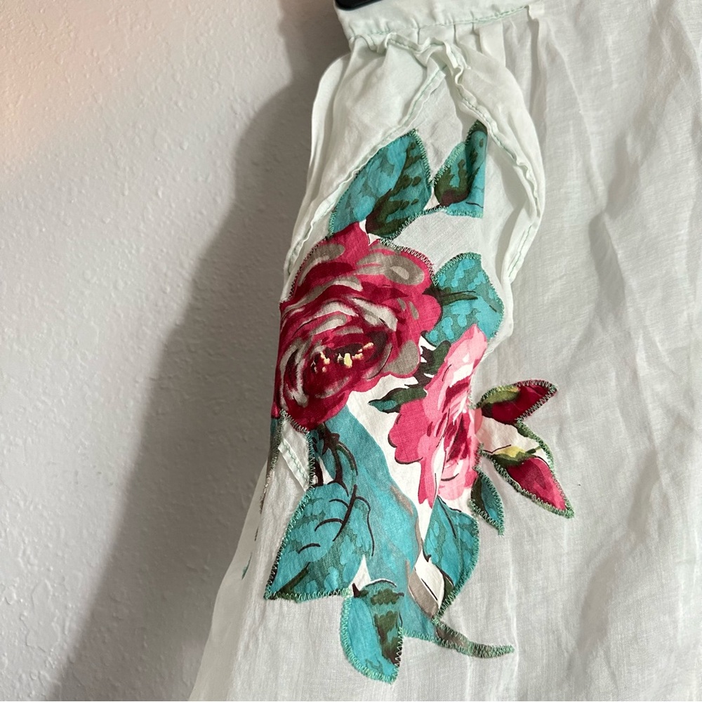 Vintage 50s Apron Skirt, Cottagecore, Coastal Grandma, OSFM - Picture 2 of 5